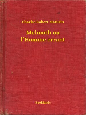 cover image of Melmoth ou l'Homme errant